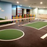 pintura y ambientación del Centro de Ocio Infantil Micropolix circuito educación vial